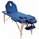 Table de kiné pliante en bois avec dossier relevable