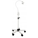 Lampe d'examen halogène TINA - 20 W lampe + pied roulant
