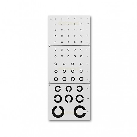 Echelle de lecture LANDOLT 5 m