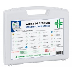 Valise de secours bâtiment 4 à 6 personnes