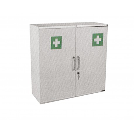 Armoire 2 portes métal Armoire à pharmacie 2 portes métal