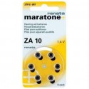 Pile auditive 10AE 1,4V 105 mAh par 6 RENATA