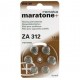 Pile auditive 312AE 1,4V 165mAh par 6 RENATA