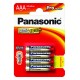 Pile alcaline LR3 Par 4 - Panasonic