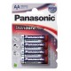 Pile alcaline LR06 Par 4 - Panasonic