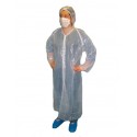 Kit visiteur, blouse, paire de chaussures, charlotte et masque