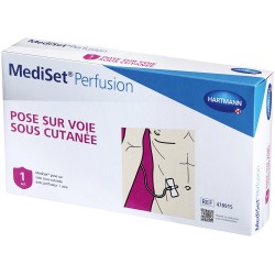 MEDISET® pose sur voie sous-cutanée avec perfuseur 1 voie