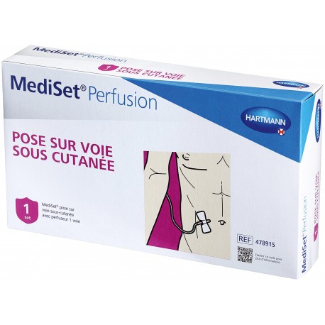 MEDISET® pose sur voie sous-cutanée avec perfuseur 1 voie