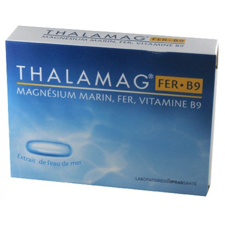Thalamag fer B9 30 gelules