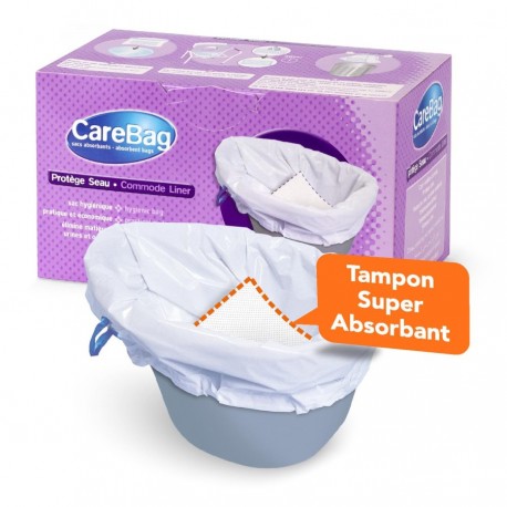 Sac hygiénique Protège seau CareBag - Cleanis