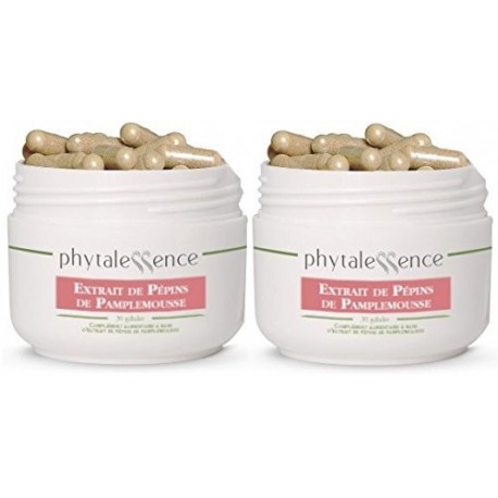 PHYTALESSENCE Extrait de Pépins de Pamplemousse - Lot de 2 x 30 gélules