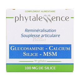 PHYTALESSENCE Glucosamine/Calcium/Silice/MSM - 30 Gélules