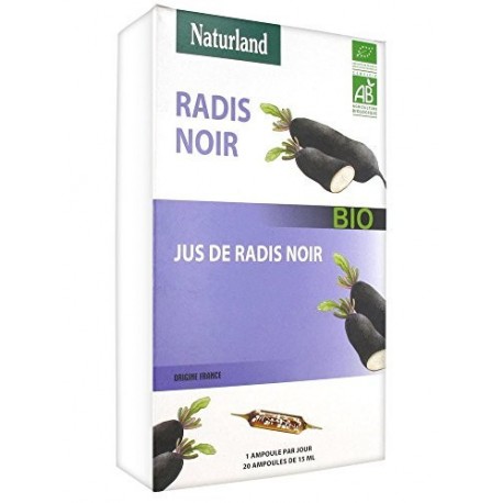 Naturland Radis Noir Bio 20 Ampoules