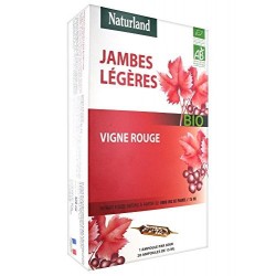 Naturland Vigne Rouge Bio 20 Ampoules Buvables de 15 ml