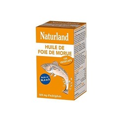 Naturland Huile de Foie de Morue 220 Végécaps