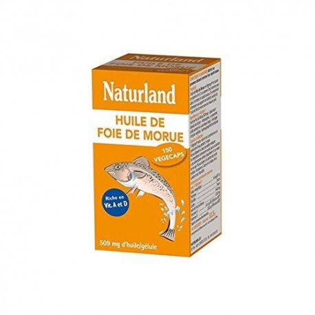 Naturland Huile de Foie de Morue 220 Végécaps