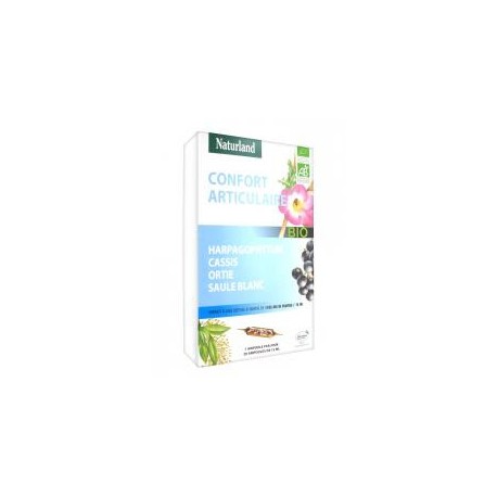 Naturland confort articulaire harpagophytum/cassis/ortie/saule 20x15ml