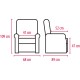 Fauteuil releveur 1 moteur Loggy