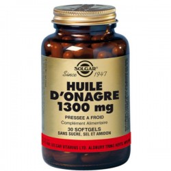 HUILE D'ONAGRE 1300MG 30 CAPS