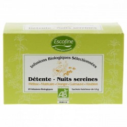 Escofine infusion bio nuit sereine 20 sachets