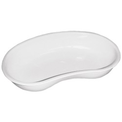 Cuvette haricot en plastique blanc