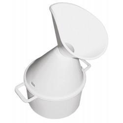 Inhalateur en plastique blanc