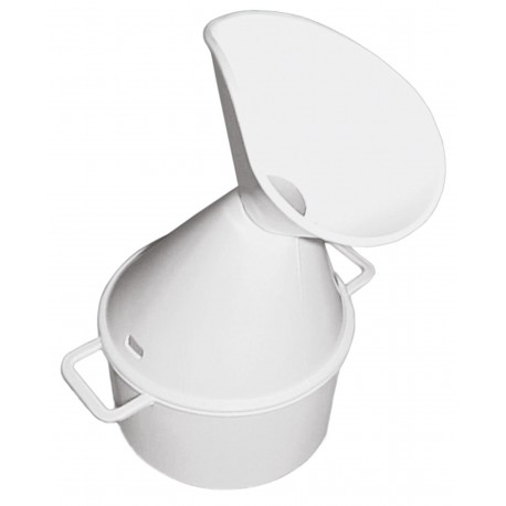 Inhalateur en plastique blanc
