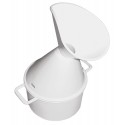 Inhalateur en plastique blanc
