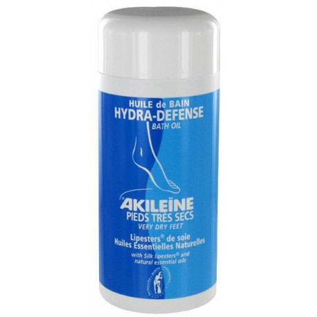 Akileine huile de bain hydra defense pieds tres secs 150ml