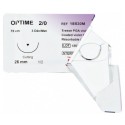 Suture optime dec1,5 usp4/0 19mm f75cm