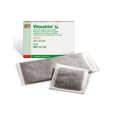 Pansement vliwaktiv+ag 10x10cm par 10