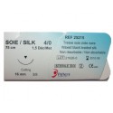 Suture soie noir dec2 usp3/0 16mm f45cm