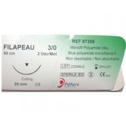 Suture filapeau dec3 usp2/0 30 mm f90 cm