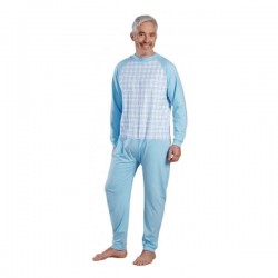 Grenouillère mixte jersey ciel - BENEFACTOR