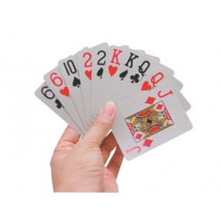 Carte à jouer gros caractère