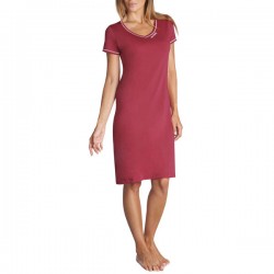 Liquette manche court T1 Framboise Blanc FEMME - LEMAHIEU