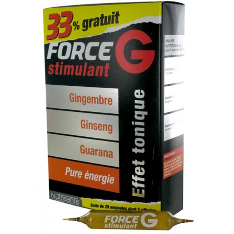 Force g 20 (dont 5 ampoules offertes)
