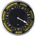 Horloge contraste hebdomadaire
