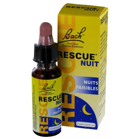 Rescue nuit fleurs de bach 10ml