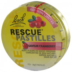 Rescue pastilles cranberry fleurs de bach bte 50g