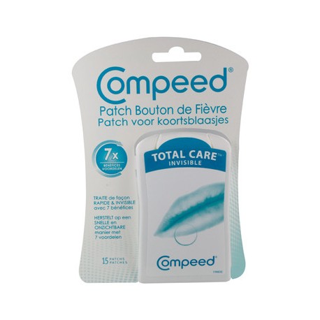 Total care patch bouton de fievre 15 patchs