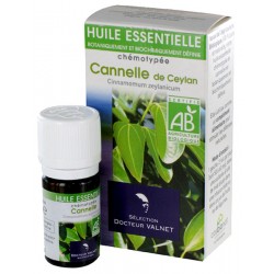 Huile essentielle de cannelle de ceylan bio 5ml
