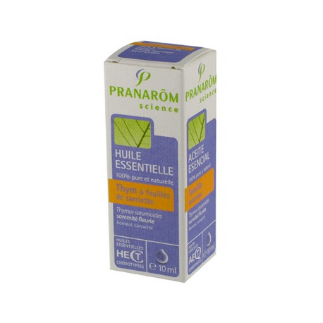 Huile essentielle de thym a feuilles de sarriette 10ml