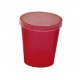 Gobelet gradue 30ml rouge avec couvercle x 100