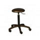 Tabouret selle noire gaz 5 branches
