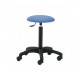 Tabouret laque gaz roue bleu