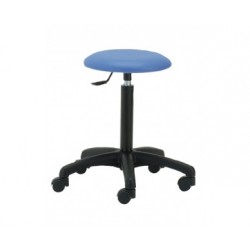Tabouret laque gaz roue bleu