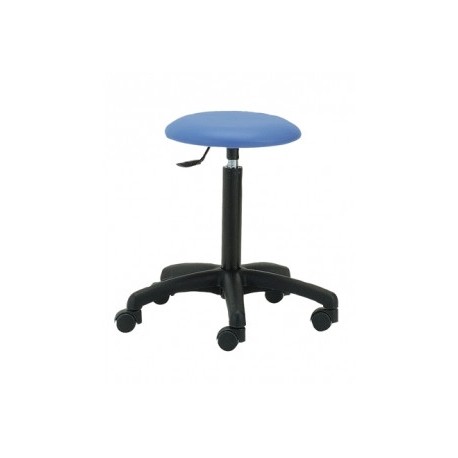 Tabouret laque gaz roue bleu