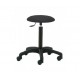 Tabouret laque gaz roue noir