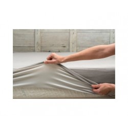 Drap housse standard blanc 90x200 cm